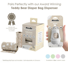 Load image into Gallery viewer, Baby Disposable Diaper Bags |VANILLA SCENTED - 6 Roll Refill Pack