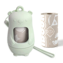 Load image into Gallery viewer, Teddy Bear Disposable Diaper Bag Dispenser | SAGE GREEN