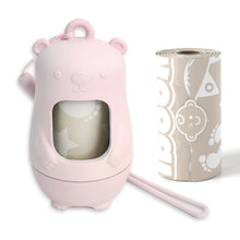 Load image into Gallery viewer, Teddy Bear Disposable Diaper Bag Dispenser | ROSIE PINK