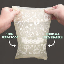 Load image into Gallery viewer, PLANT BASED Baby Disposable Diaper Bags | 100% Compostable - 6 Roll Refill Pack
