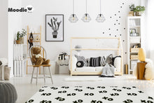 Load image into Gallery viewer, XoXo Zig Zag Luxe Foam Kids Play Mat | Cream & Black | LARGE