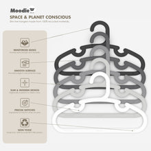 Load image into Gallery viewer, Kids Recycled Plastic Hangers - Monochrome Grays