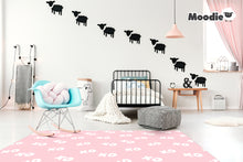 Load image into Gallery viewer, XoXo Zig Zag Luxe Foam Play Mat | Rose Pink & Gray | LARGE