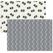 Load image into Gallery viewer, XoXo Zig Zag Luxe Foam Kids Play Mat | Cream & Black | LARGE