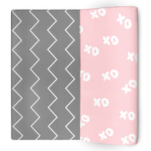 Load image into Gallery viewer, XoXo Zig Zag Luxe Foam Kids Play Mat | Cream & Black | MEDIUM
