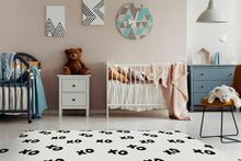 Load image into Gallery viewer, XoXo Zig Zag Luxe Foam Kids Play Mat | Cream & Black | LARGE