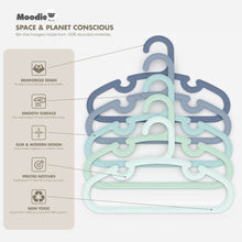 Load image into Gallery viewer, Kids Recycled Plastic Hangers - Ocean Blues