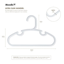 Load image into Gallery viewer, Kids Recycled Plastic Hangers - Bright Whites