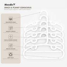 Load image into Gallery viewer, Kids Recycled Plastic Hangers - Bright Whites