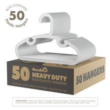Load image into Gallery viewer, Kids Recycled Plastic Hangers - Bright Whites