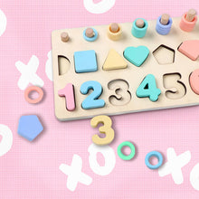 Load image into Gallery viewer, XoXo Zig Zag Luxe Foam Kids Play Mat | Cream & Black | MEDIUM