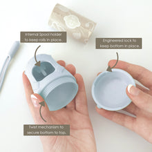 Load image into Gallery viewer, Teddy Bear Disposable Diaper Bag Dispenser | BABY BLUE

