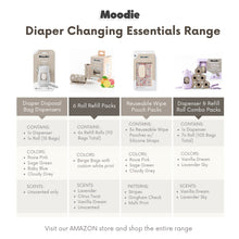 Load image into Gallery viewer, NEW 3 PACK Reusable Baby Wipe Pouches | Cloudy Grey
