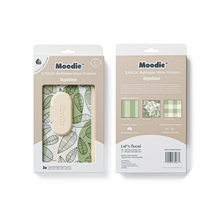 Load image into Gallery viewer, NEW 3 PACK Reusable Baby Wipe Pouches | Sage Green
