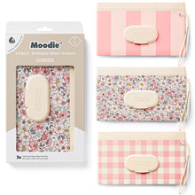 Load image into Gallery viewer, NEW 3 PACK Reusable Baby Wipe Pouches | Rosie Pink
