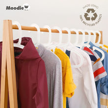 Load image into Gallery viewer, Kids Recycled Plastic Hangers - Bright Whites
